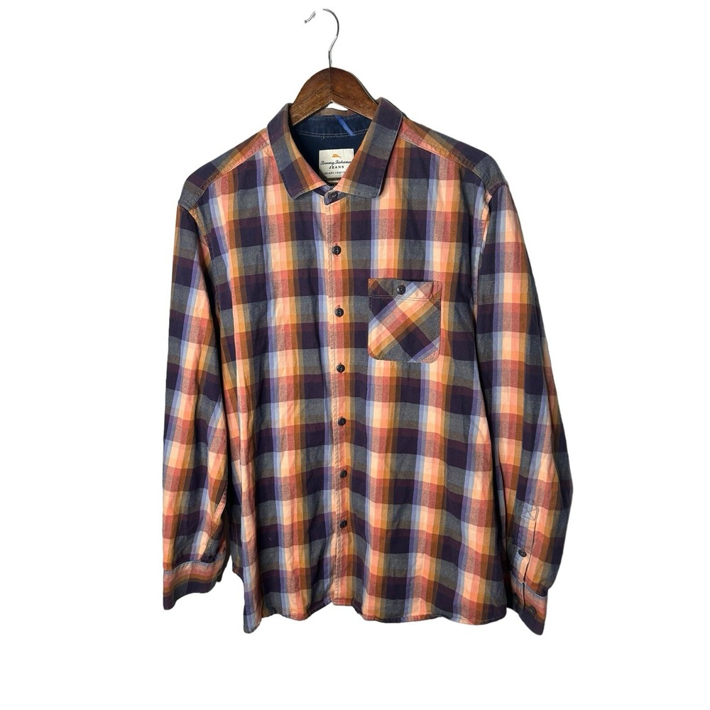 Tommy Bahama Shirt‎ Mens XL White Island Modern Fit Casual Long Sleeve Button Up